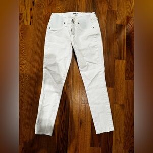 White Paige maternity jeans